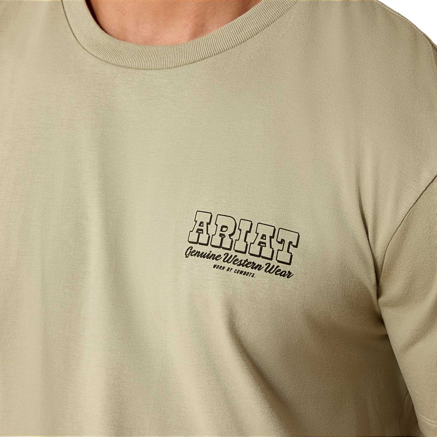 Ariat Mens Short Sleeve Shirt, Porcupine Posse Western Graphic Tee - Image 4
