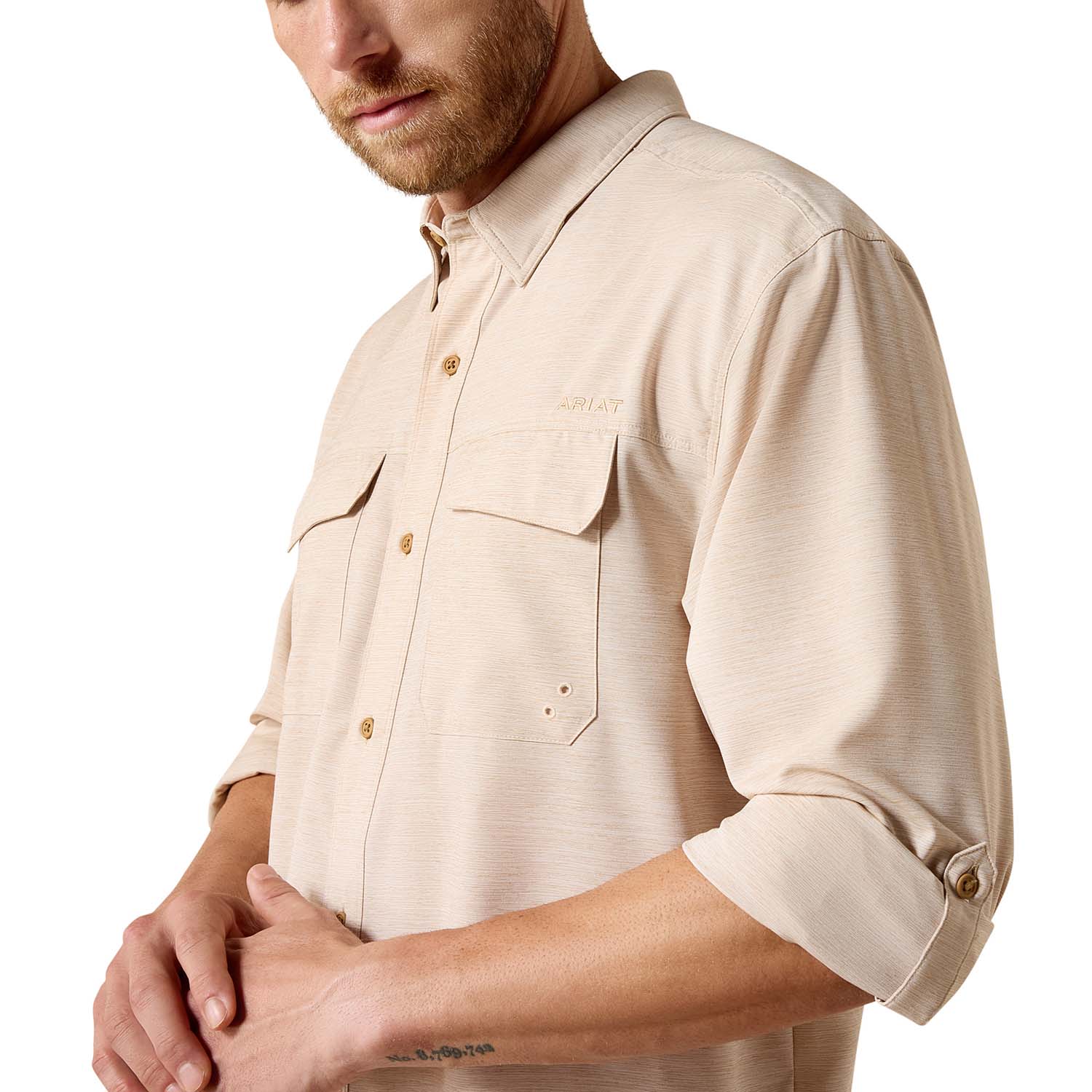 Ariat Men's VentTek Outbound Classic Fit Long Sleeve Shirt - Image 10