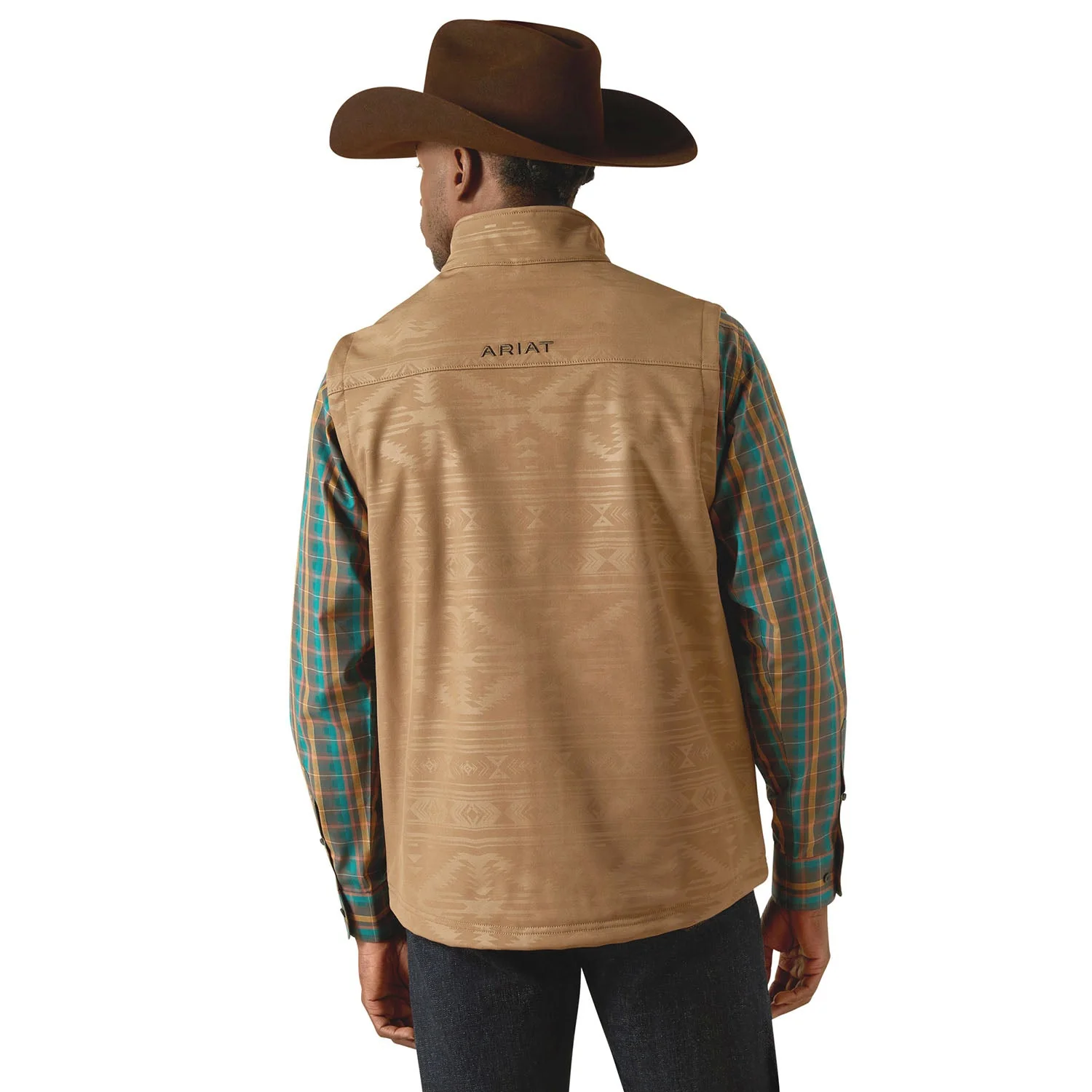 Ariat Mens "Vernon" Softshell Vest – Wind-Resistant Stretch Outdoor Vest - Image 2
