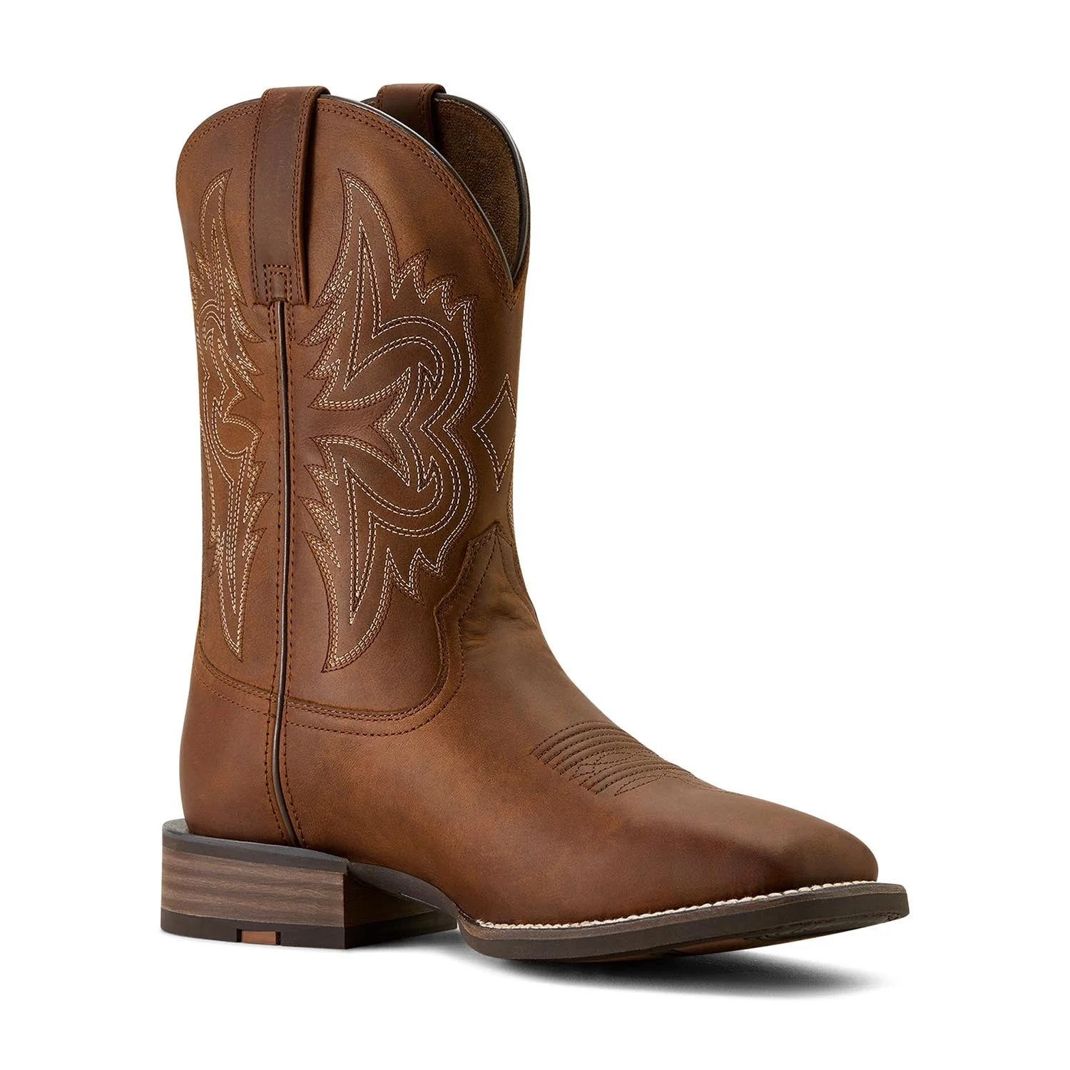 Ariat Mens Western Big Rig Wide Square Toe Cowboy Boot – Comfortable Durable Leather Work Boot - Image 2