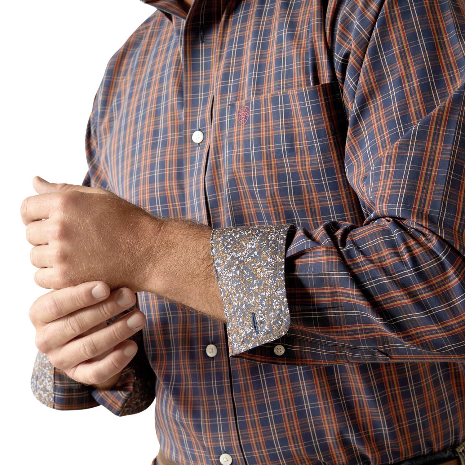 Ariat Men's Wrinkle Free Iker Longsleeve Shirt - Image 4