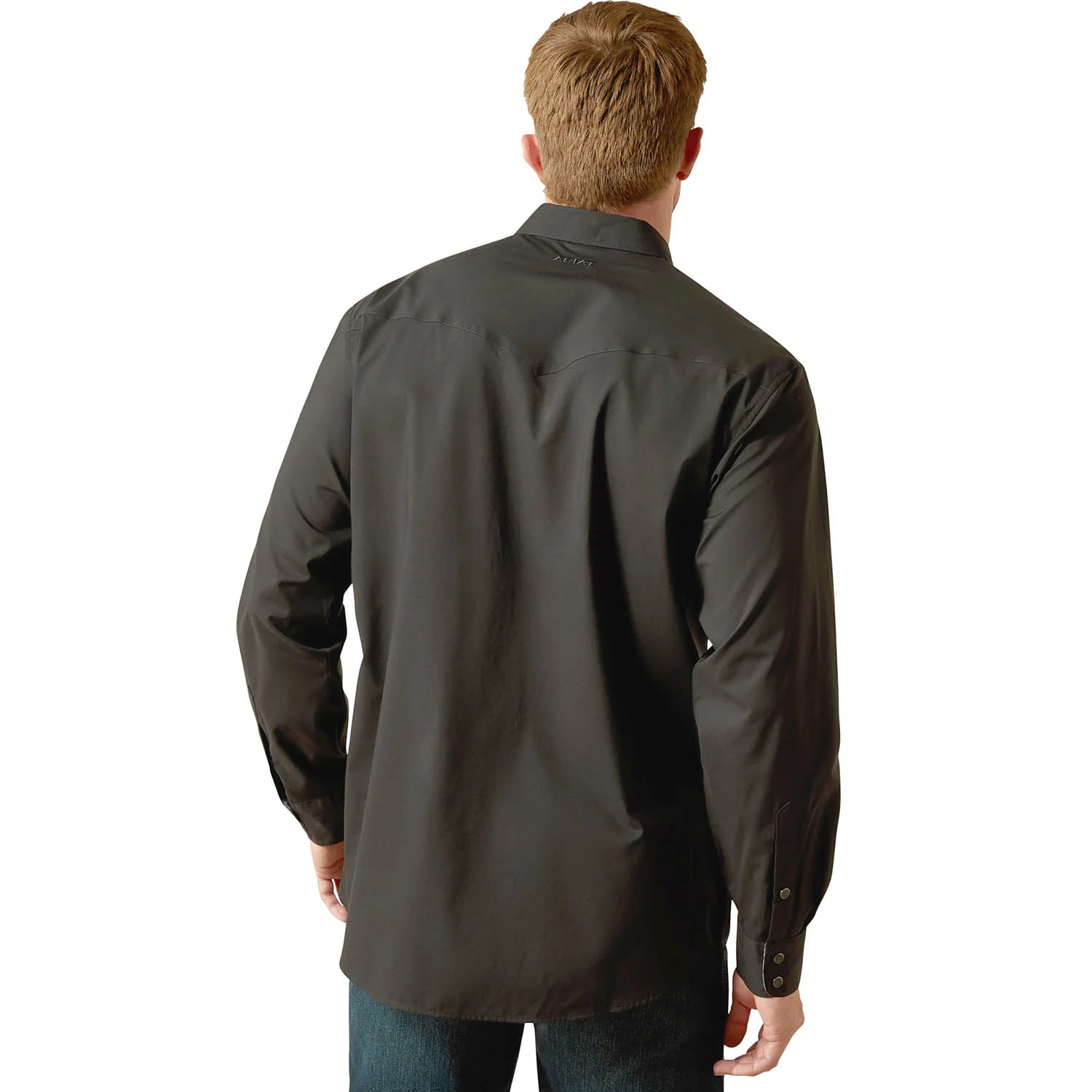 Ariat Mens Wrinkle Free Refines Slub Long Sleeve Shirt - Image 2