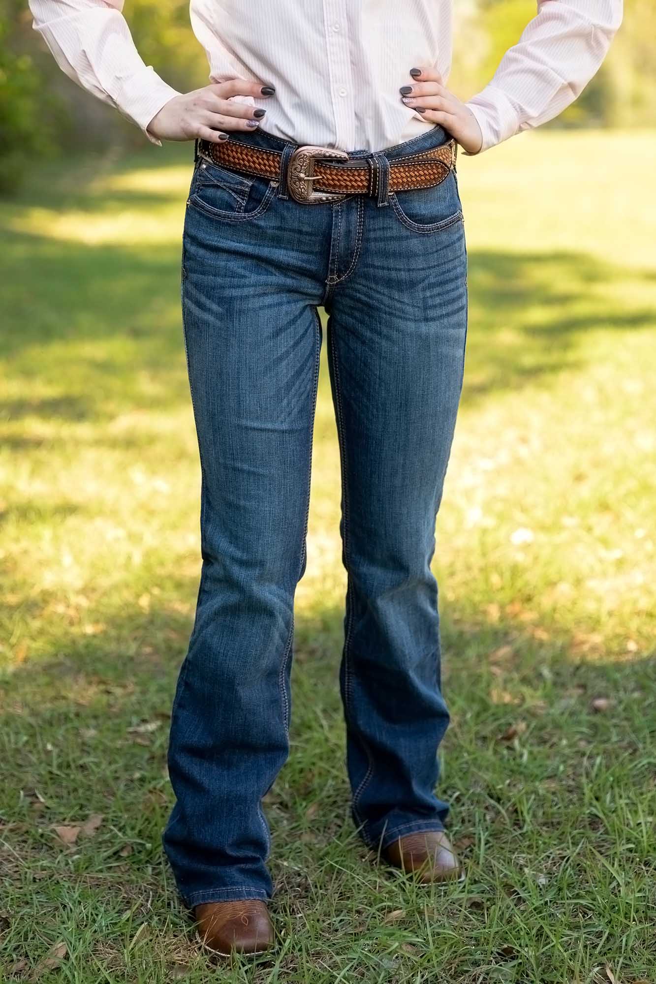 Ariat R.E.A.L. Perfect Rise Stretch Boot Cut Jean - Image 6