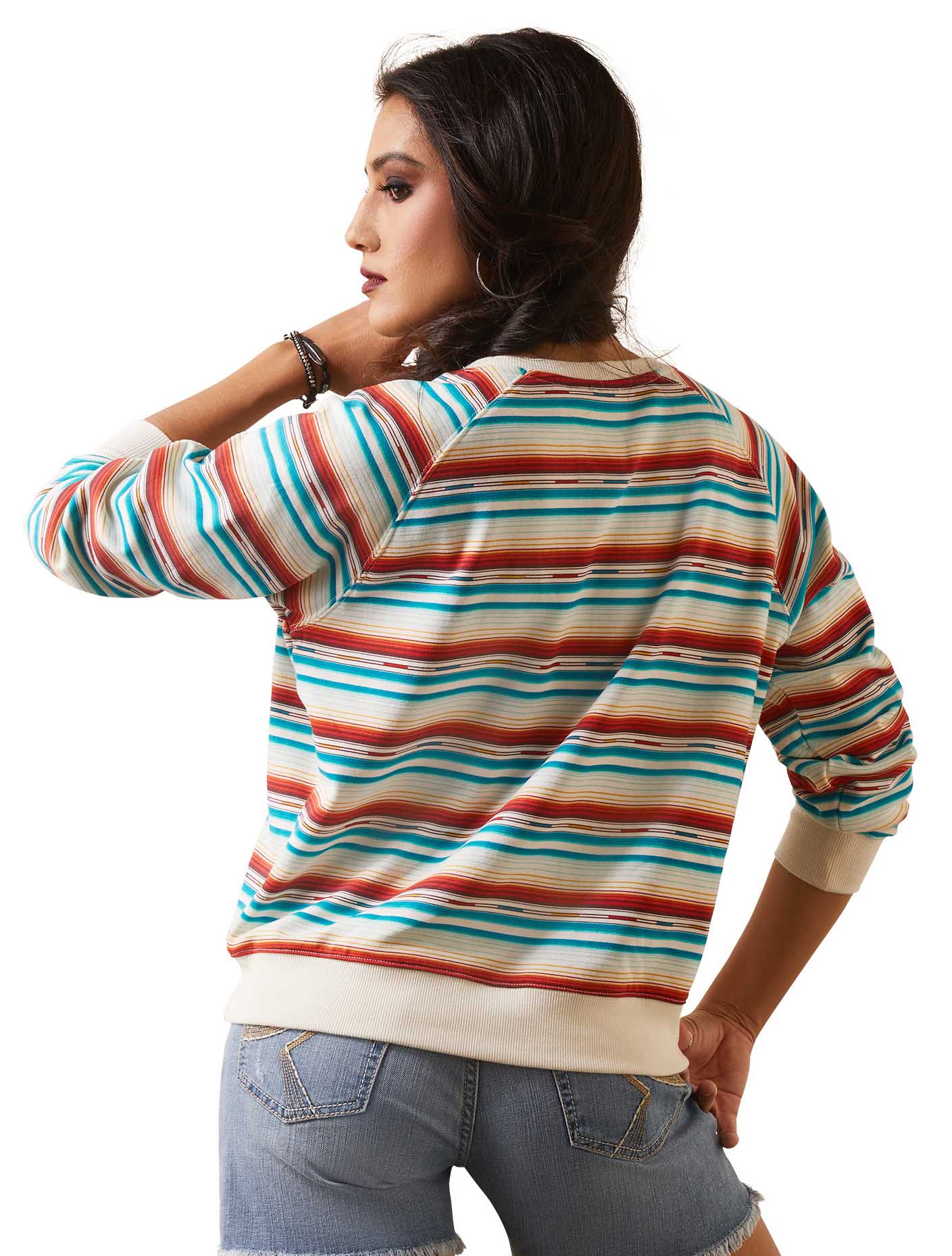 Ariat Women's R.E.A.L. Rosa Serape Sweatshirt - Image 5