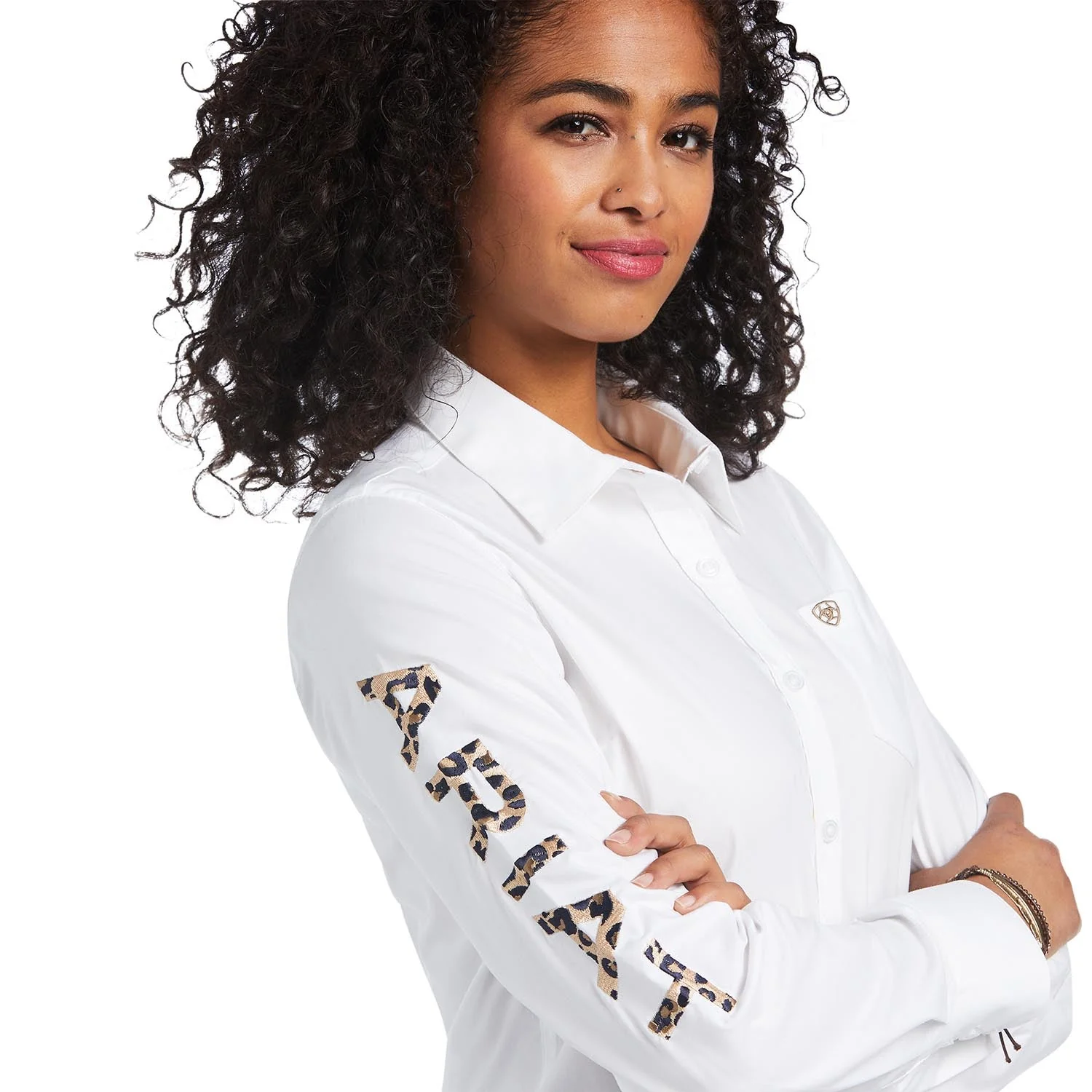 Ariat Womenâs Team Kirby Wrinkle-Resistant Stretch Western Performance Shirt - Image 10