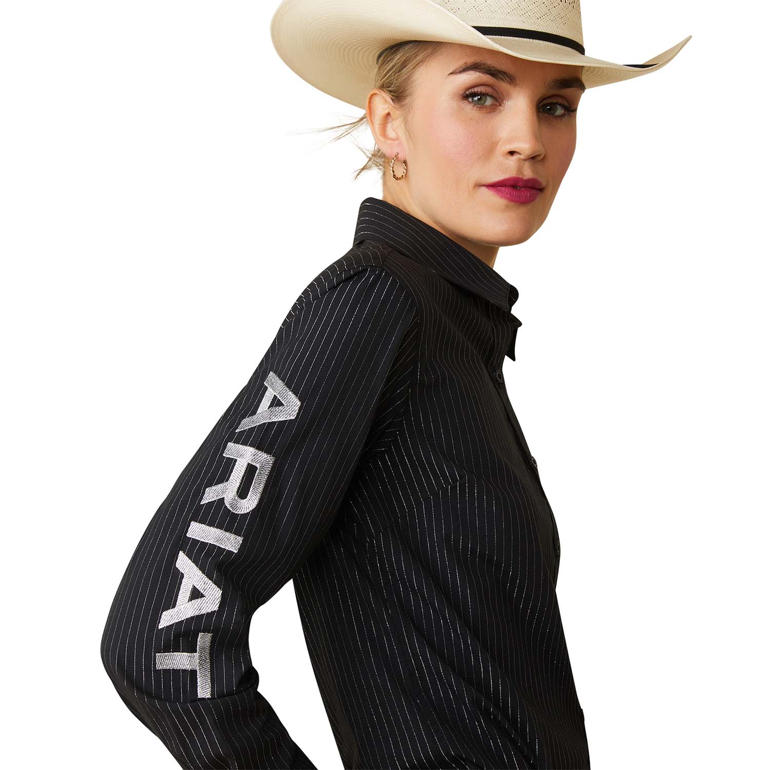 Ariat Womenâs Team Kirby Wrinkle-Resistant Stretch Western Performance Shirt - Image 12