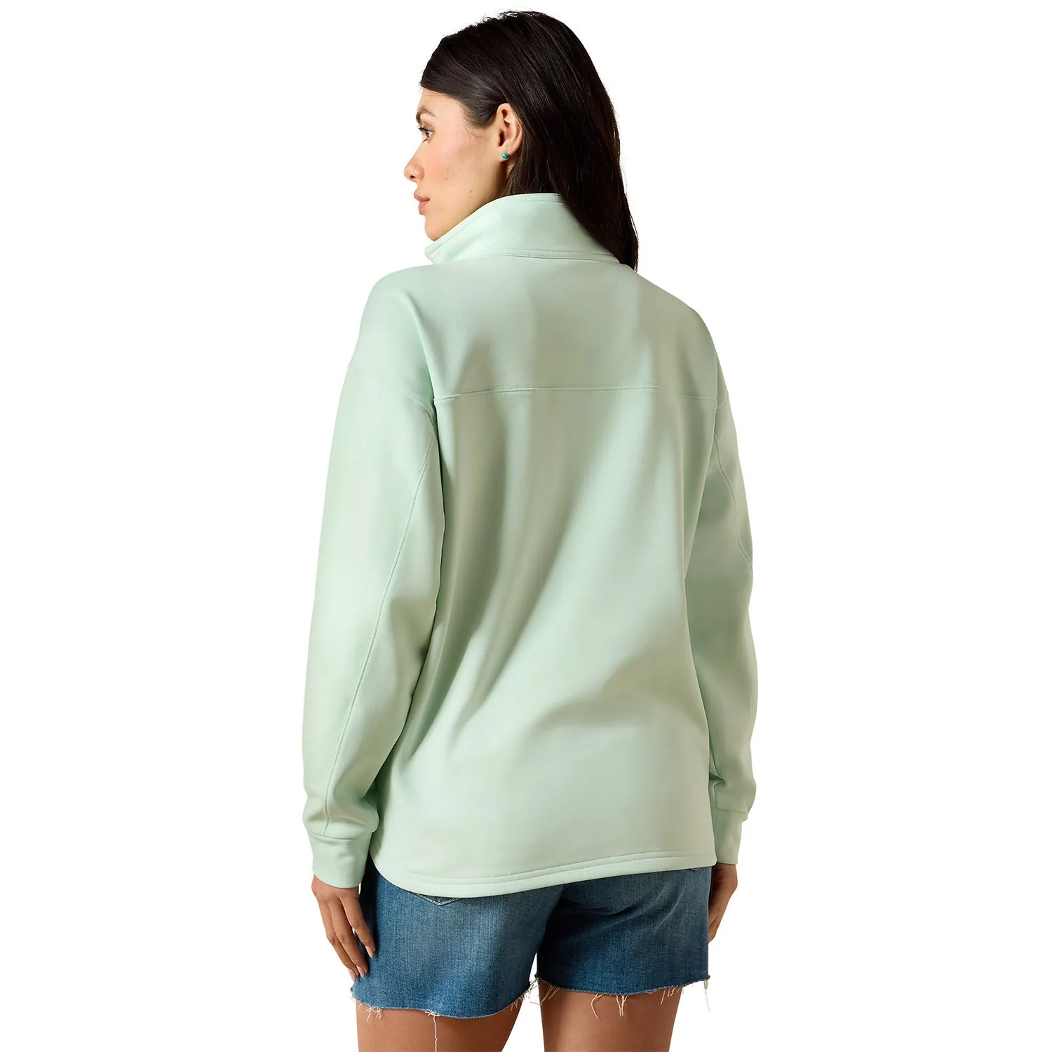 Ariat Women's Breeze Logo 1/2 Zip Fleece Sweatshirt - Image 5