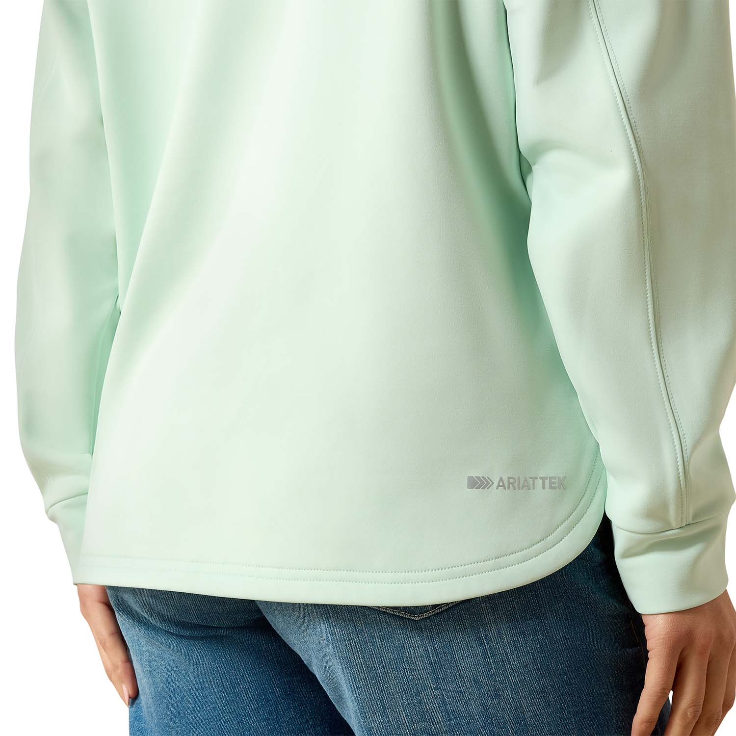 Ariat Women's Breeze Logo 1/2 Zip Fleece Sweatshirt - Image 7