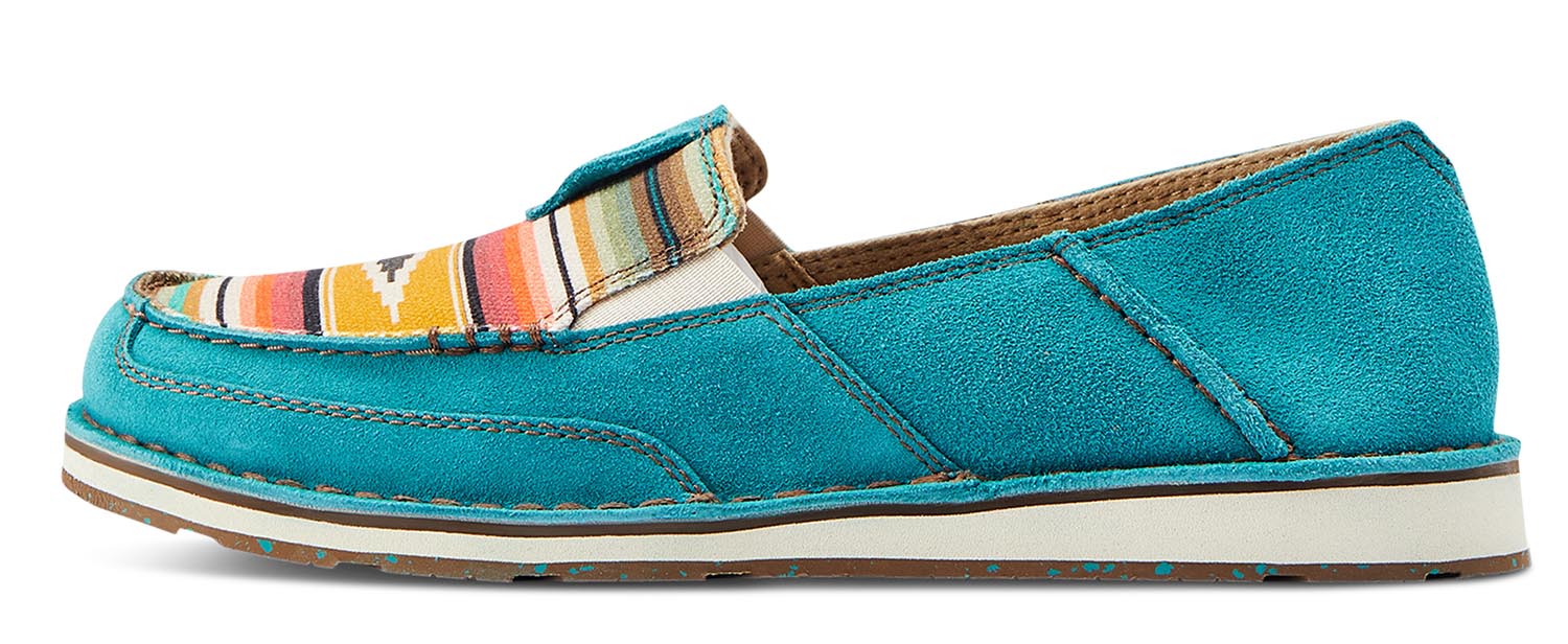 Ariat Women's Cruisers, Teal & Suede - Image 16