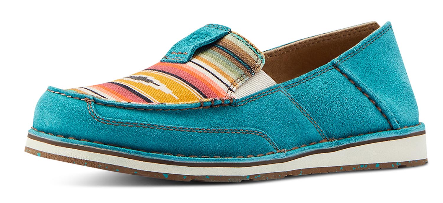 Ariat Women's Cruisers, Teal & Suede - Image 24