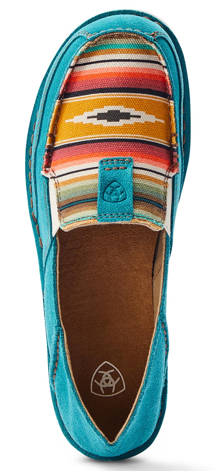 Ariat Women's Cruisers, Teal & Suede - Image 34