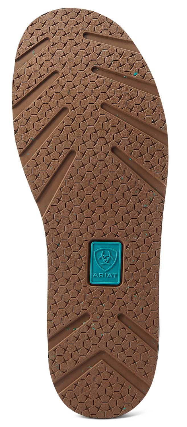 Ariat Women's Cruisers, Teal & Suede - Image 35