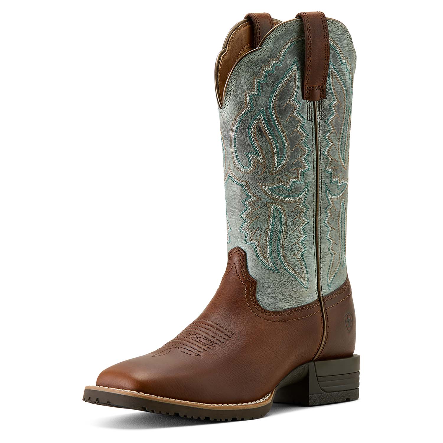 Ariat Womens Hybrid Ranchwork Wide Square Toe Leather Western Work Boot - Image 3