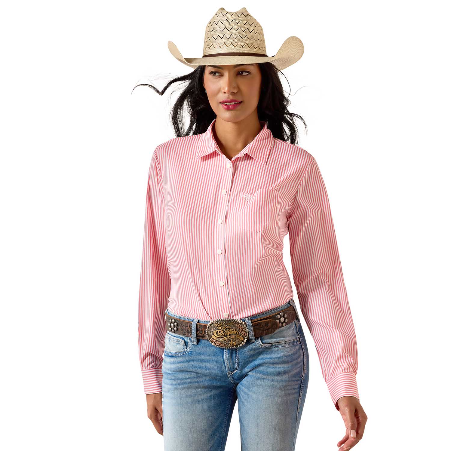 Ariat Women's Kirby Pro Shirt – Long Sleeve, Athletic Fit, UV Protection, Riding & Outdoor Wear - Image 13