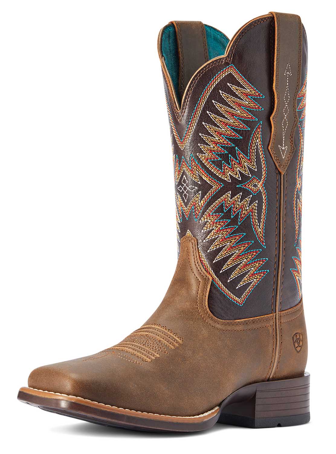Ariat Women's Odessa StretchFit Western Boot, Fateful Brown - Image 3