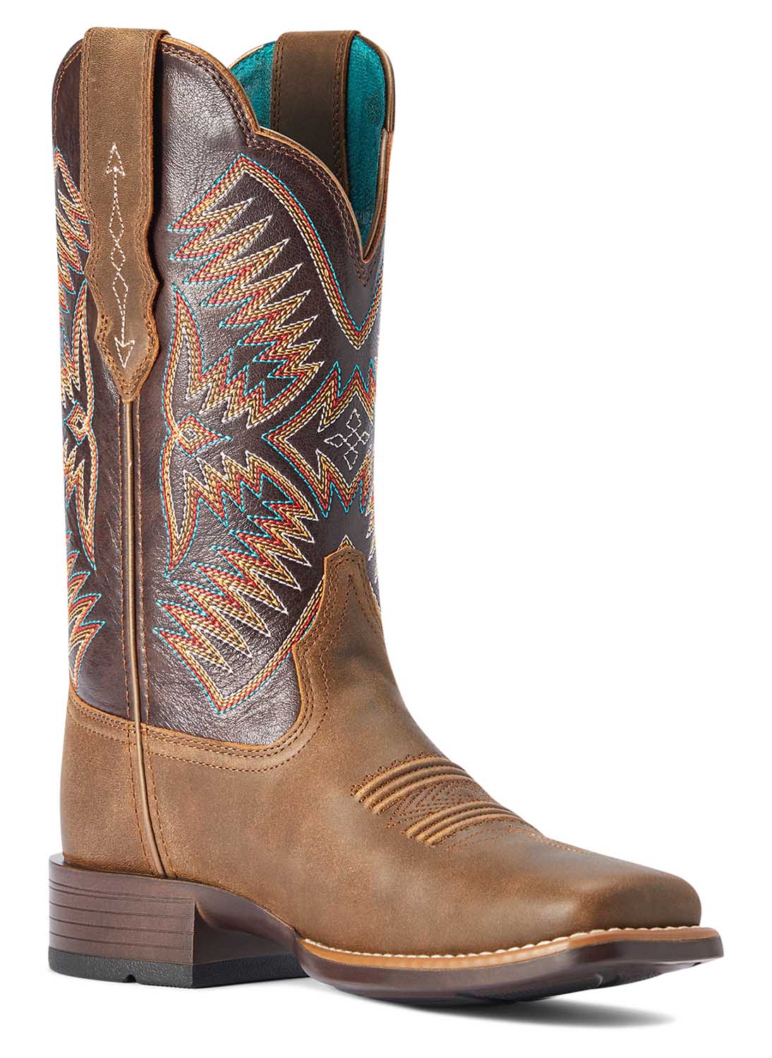 Ariat Women's Odessa StretchFit Western Boot, Fateful Brown - Image 53