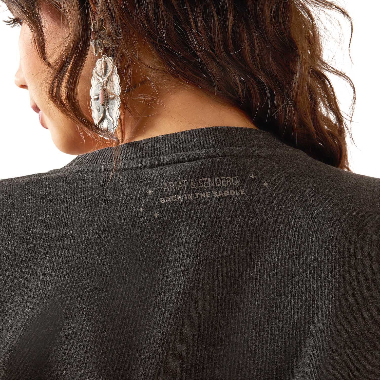 Ariat Womens Oversized Sendero "When Life Gives You Agaves" Graphic Sweatshirt – Limited Edition - Image 3