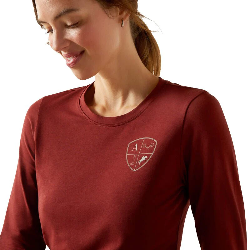 Ariat Women's EQ Icons Long Sleeve Tee – Soft, Comfortable, Stylish Barn Wear - Image 3