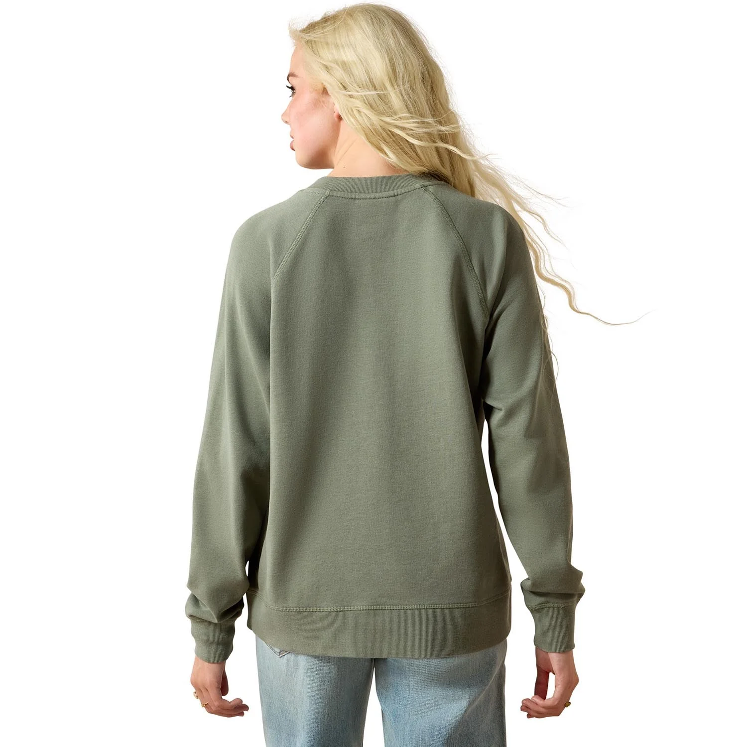 Ariat Women's Western Victoria Oversized Sweatshirt – Cozy French Terry Pullover - Image 2