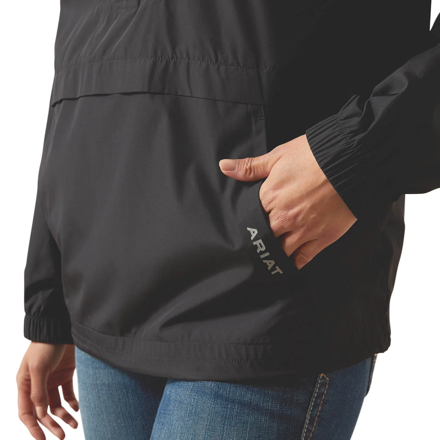 Ariat Women's Whisper Pullover Jacket – Lightweight Water-Repellent Windbreaker - Image 3
