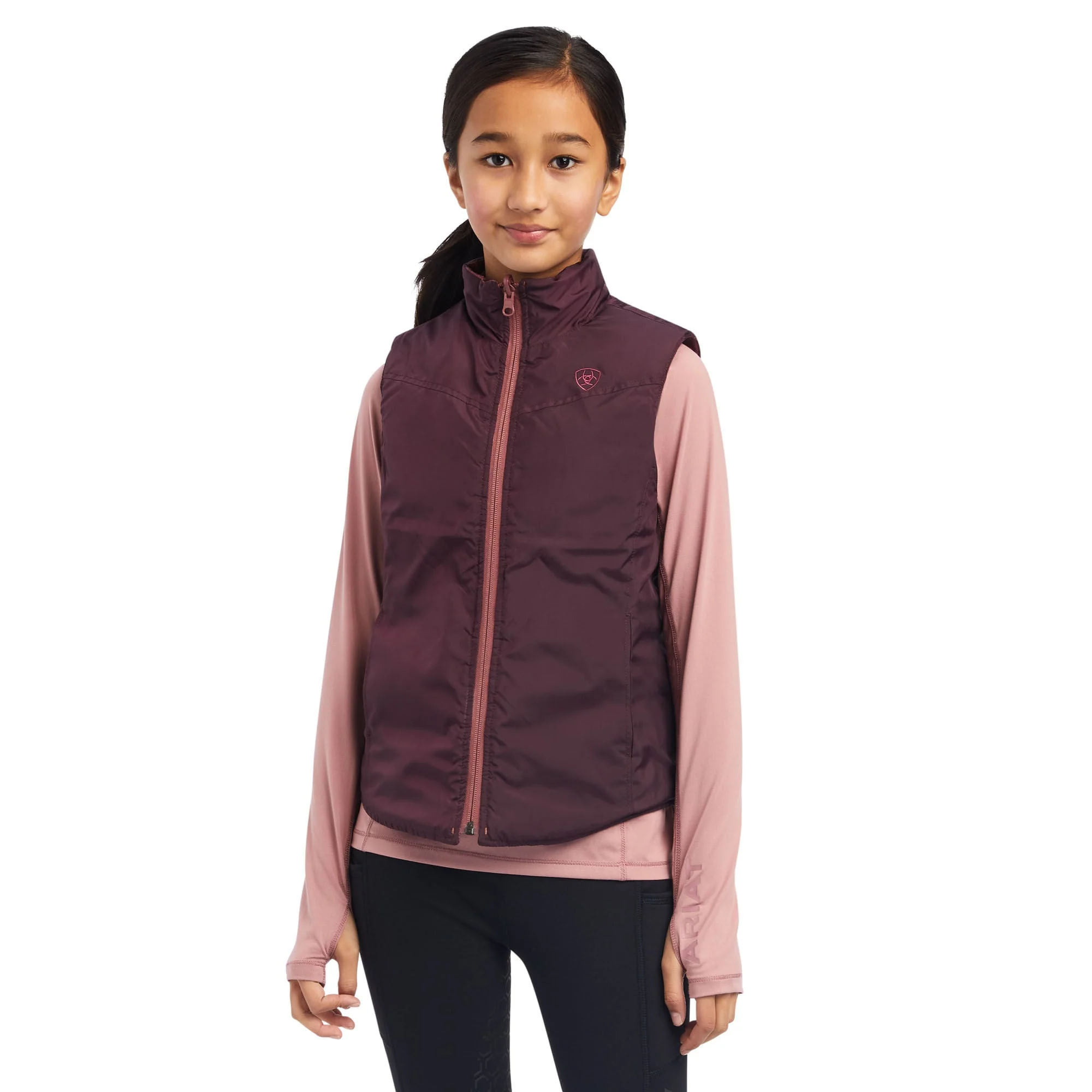 Ariat Girls Bella Reversible Insulated Vest - Image 3