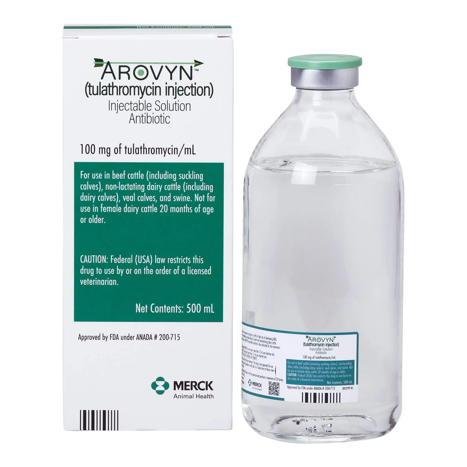 Rx Arovyn (tulathromycin) Injectable Solution for Swine & Cattle - Image 7