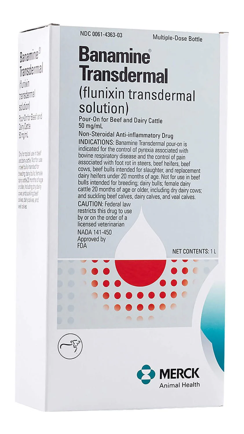 Rx Banamine Transdermal (flunixin transdermal solution) Pour-on for Cattle - Image 11