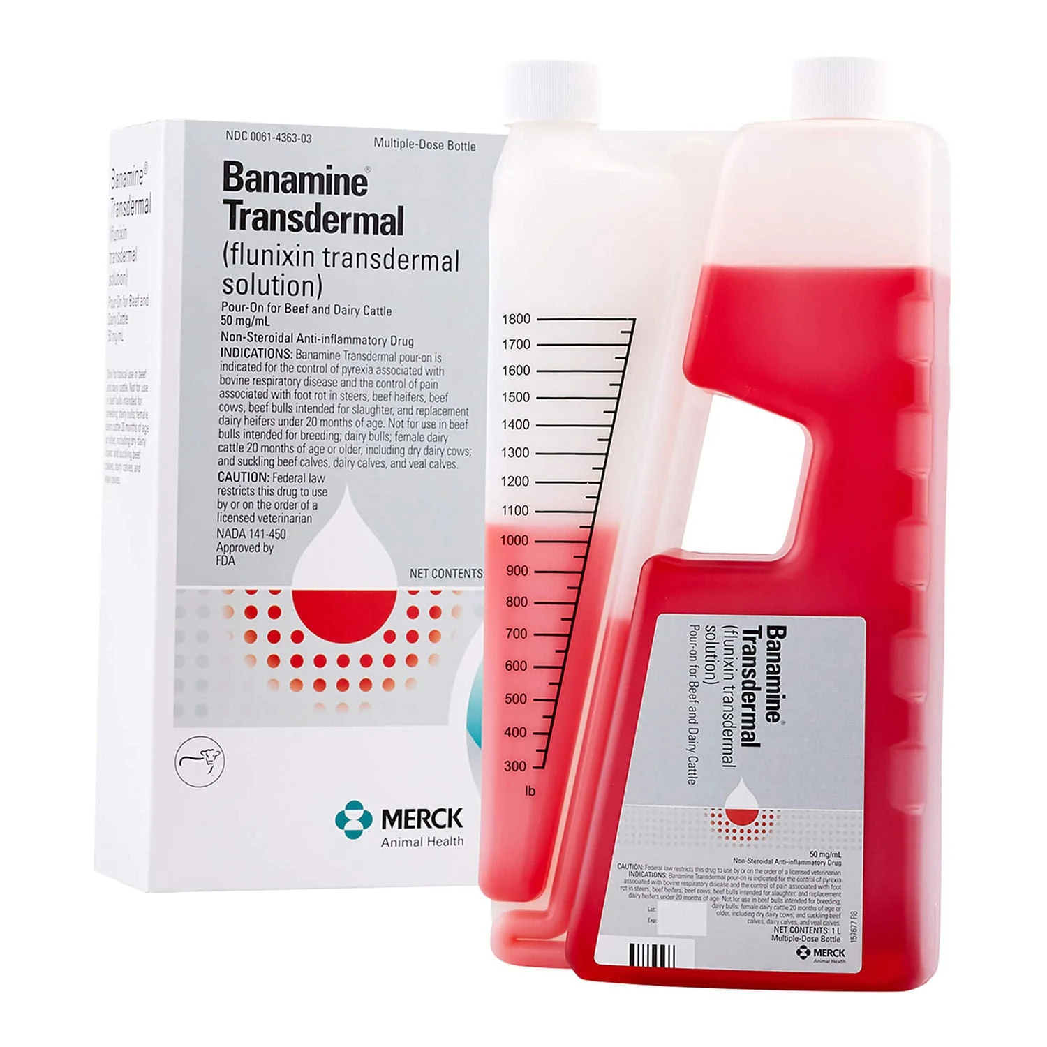 Rx Banamine Transdermal (flunixin transdermal solution) Pour-on for Cattle - Image 9