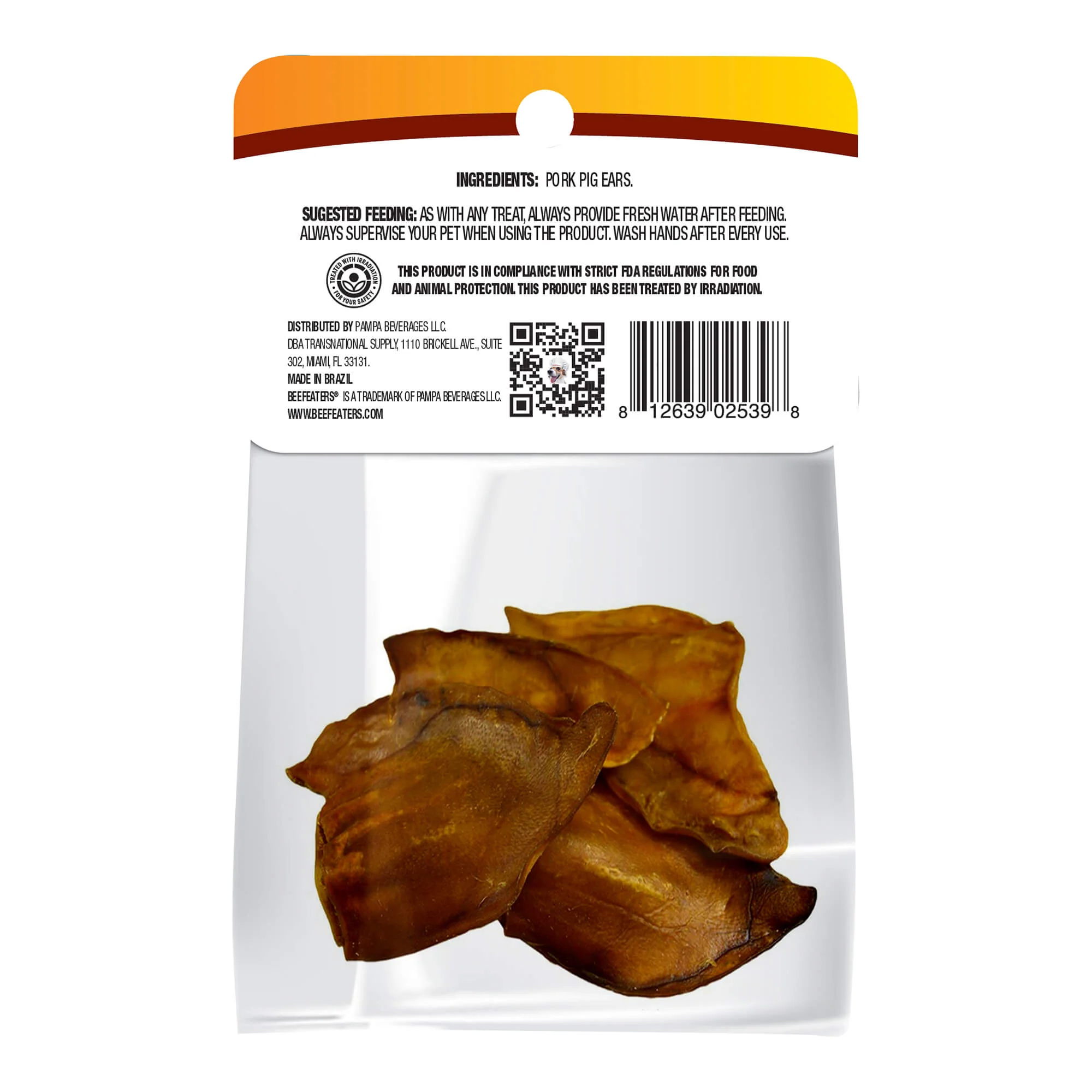 Beefeaters Pig Ears, 4 Halves, Case of 6 - Image 2