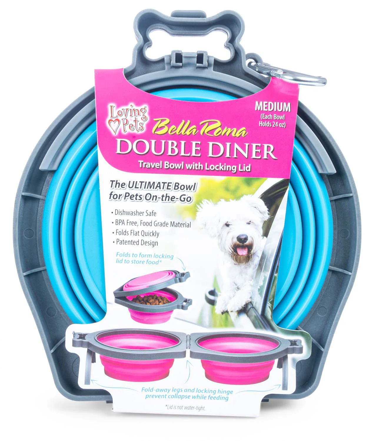 Bella Roma Travel Bowl Double Diner - Image 6