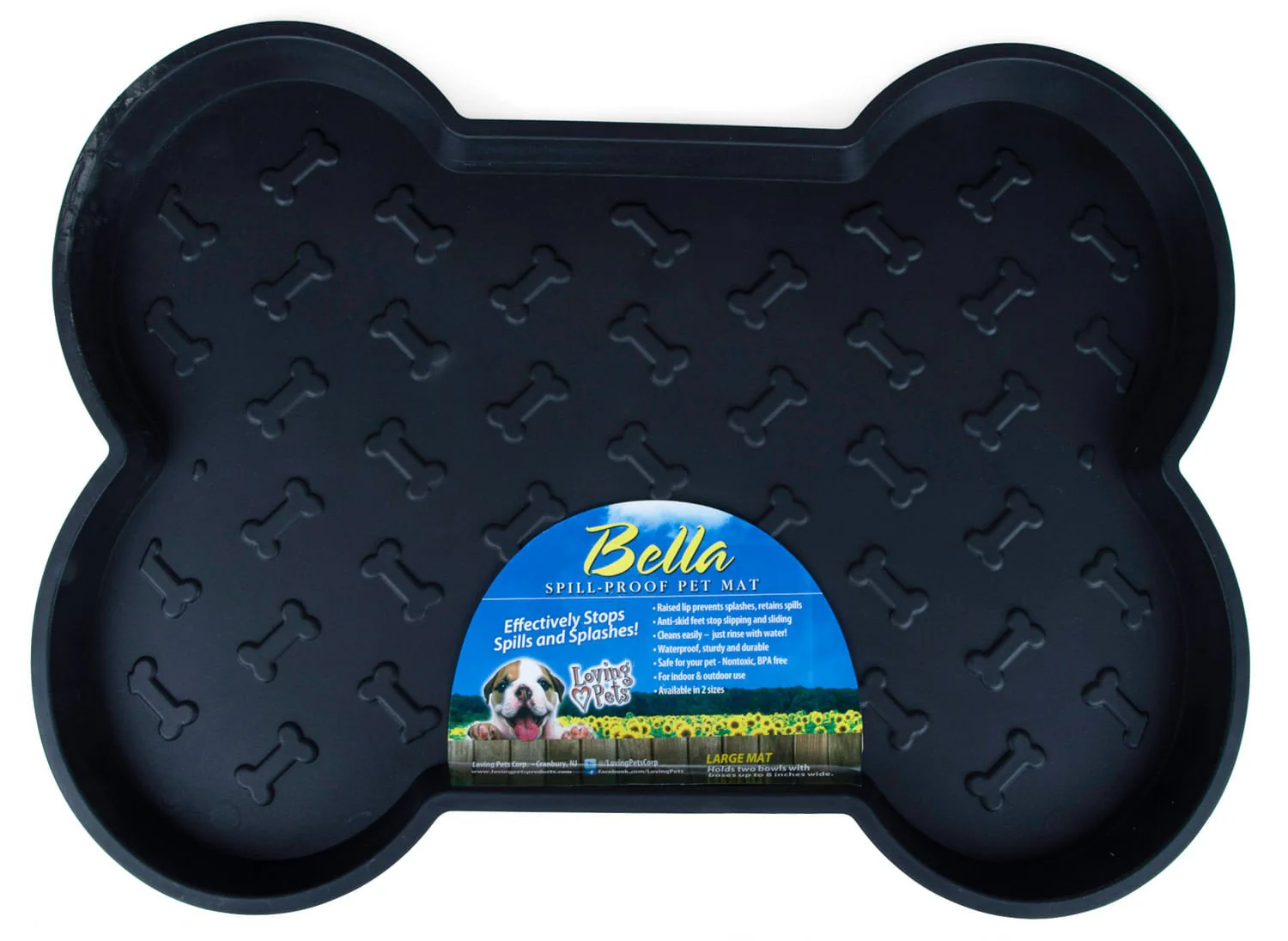 Bella Spill-Proof Dog Bowl Mat - Image 4