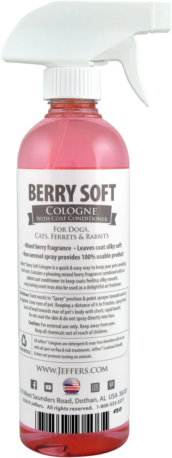 Jeffers Pet Colognes with Coat Conditioner, 16 oz Spray - Image 9