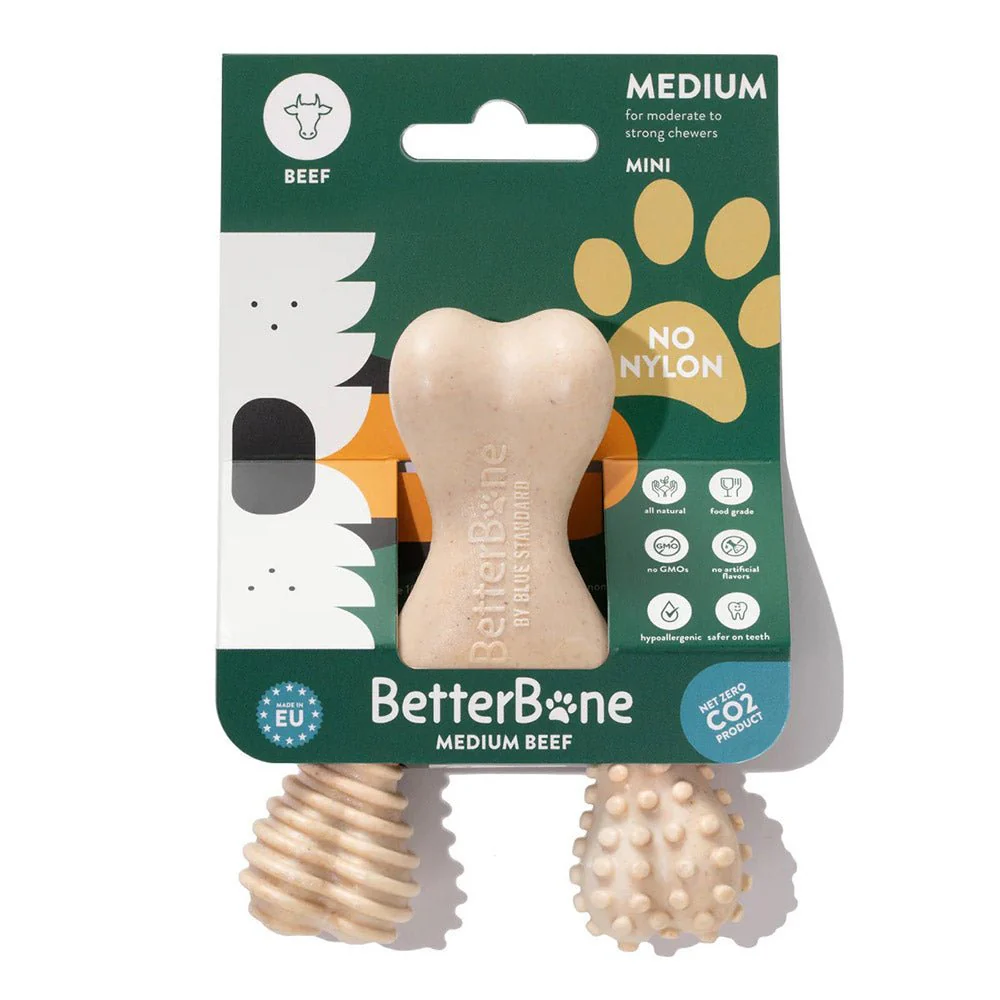 BetterBone Medium Density Natural Chew Toy – Beef Flavor for Dogs, Safe & Non-Toxic - Image 6