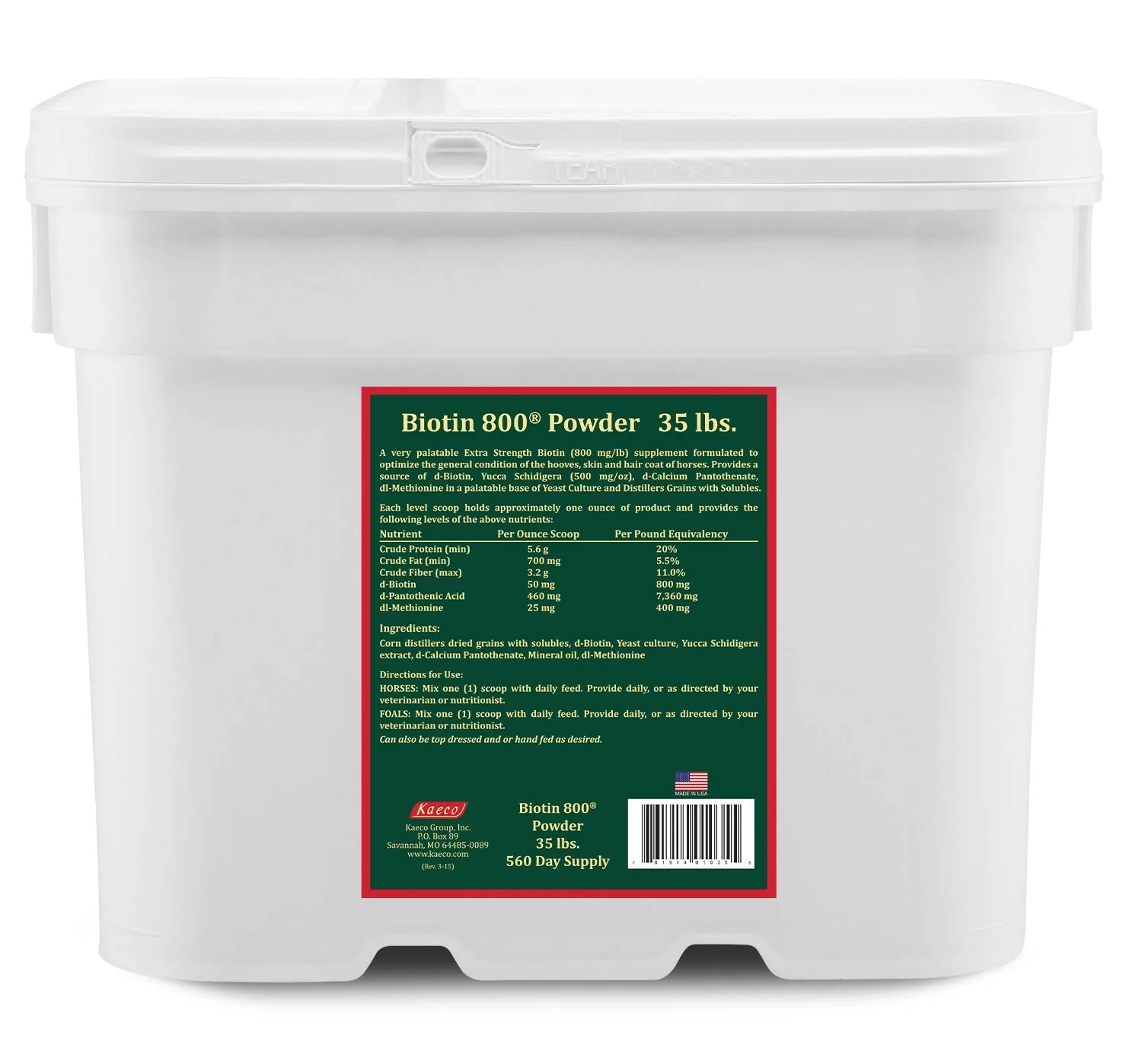 Biotin 800 Powder with Yucca Equine Supplement - Image 15