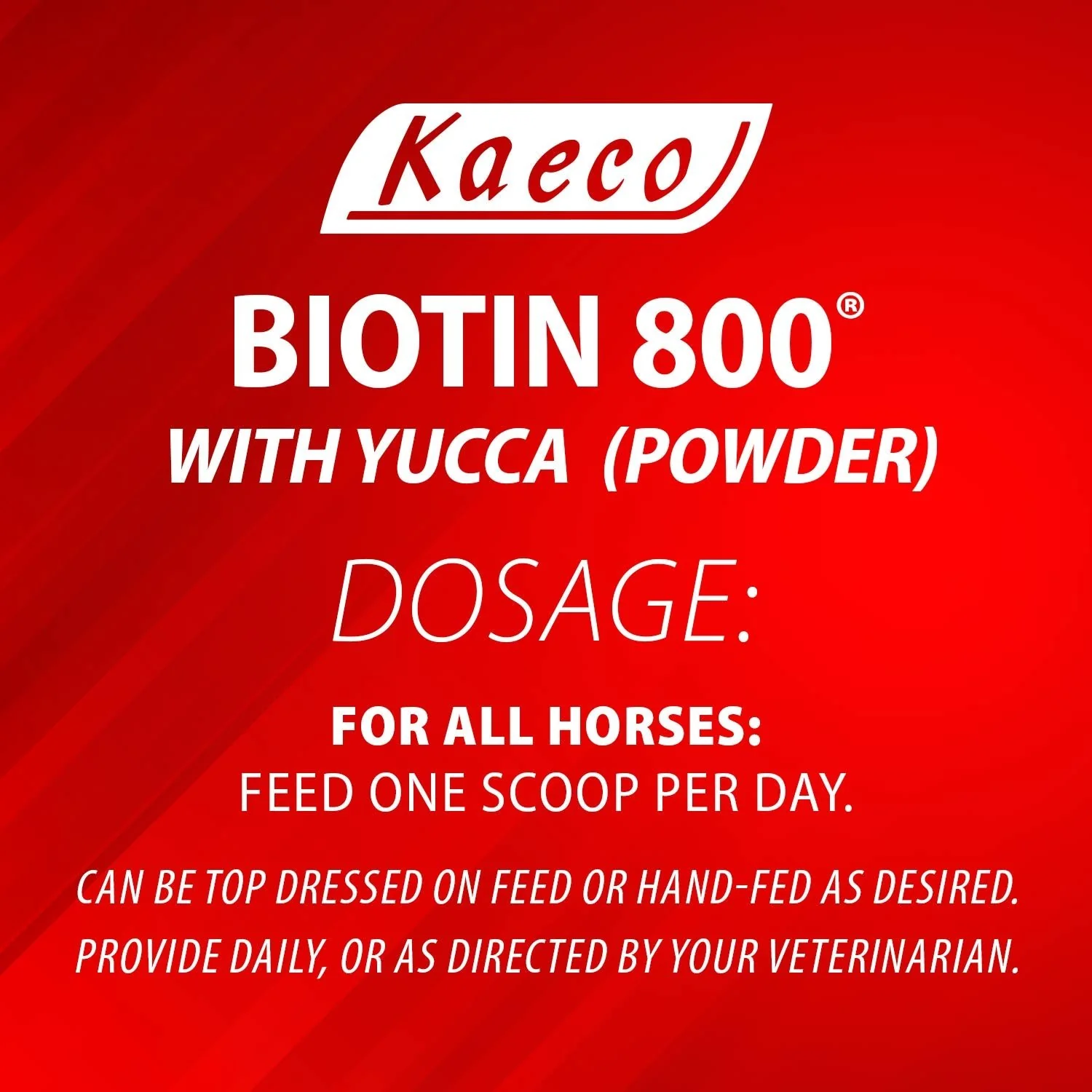 Biotin 800 Powder with Yucca Equine Supplement - Image 4