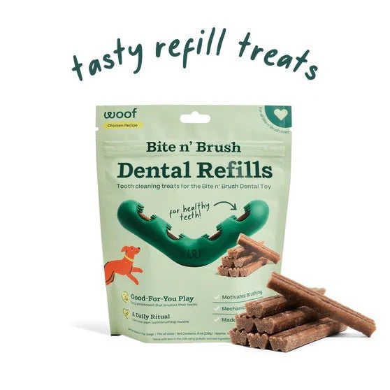 Bite n’ Brush Dog Dental Chew Toy & Treat Refills– Self-Cleaning, Teeth & Gum Care, Plaque & Tartar Remover - Image 9