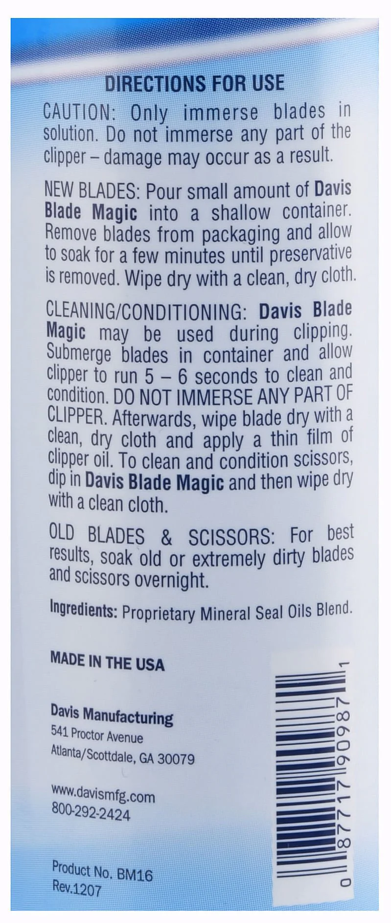 Blade Magic Grooming Clipper & Blade Lubricating Wash, 16 oz - Image 2