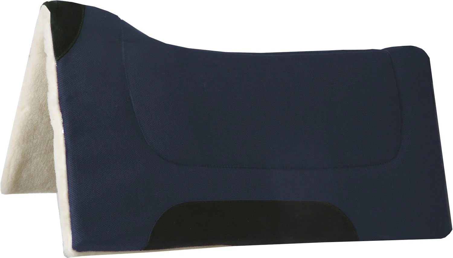 Blue Horse Brushed Wool Contoured Saddle Pad - Image 2