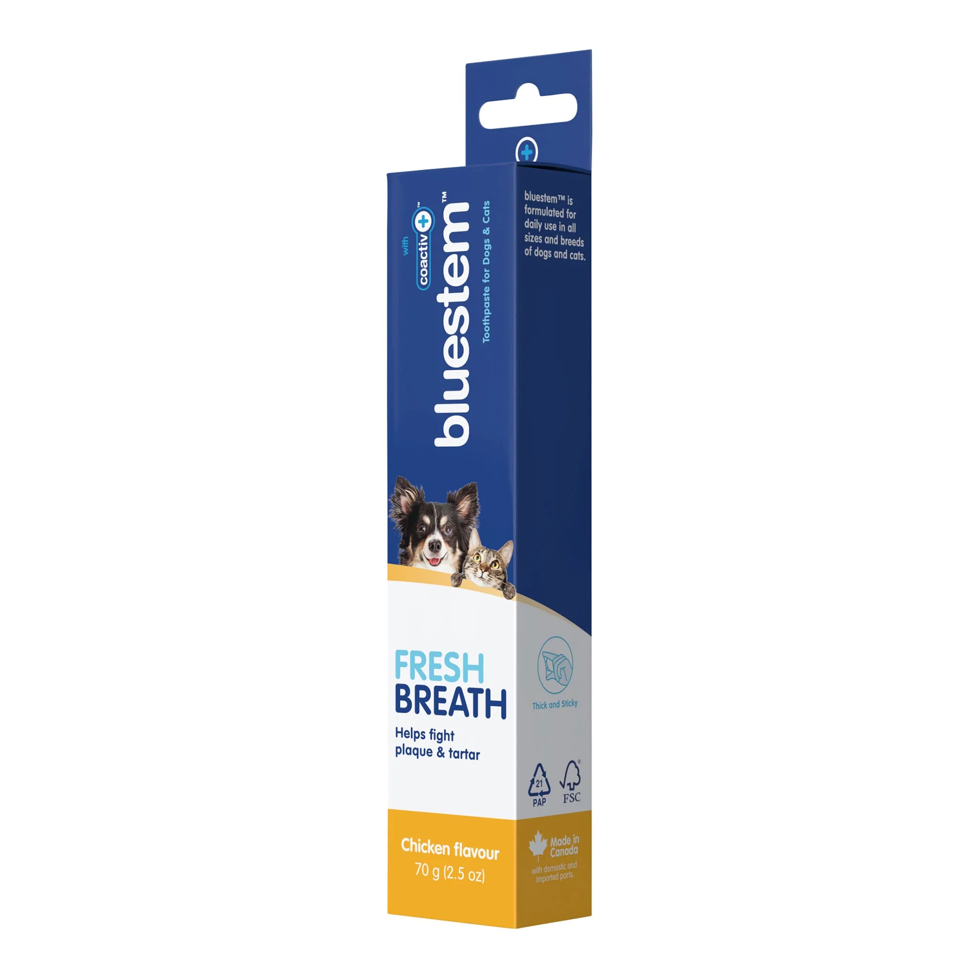 Bluestem Coactiv+ Pet Toothpaste for Dogs and Cats, Chicken Flavor, 2.5 oz - Image 5