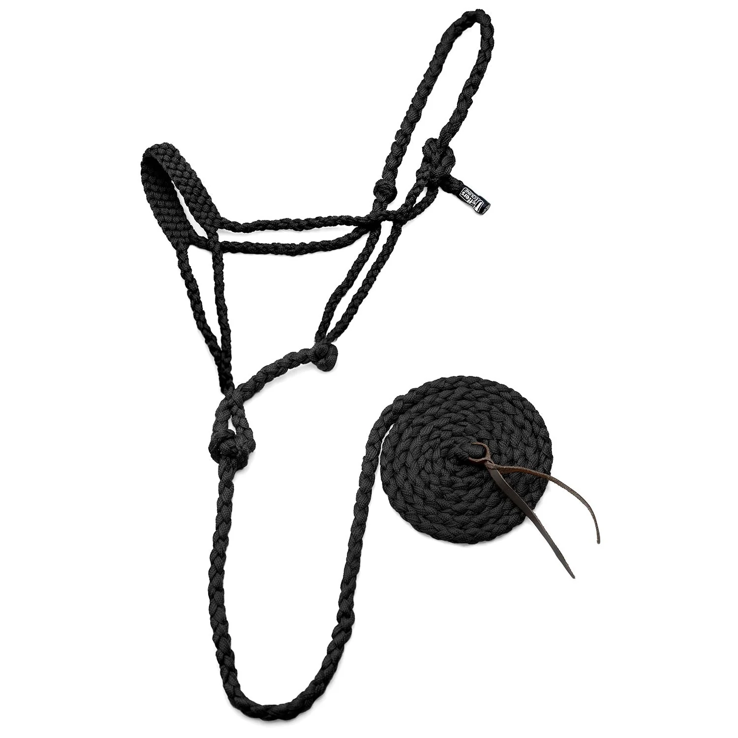 Jeffers Braided Mule Tape Halter with 10' Lead for Horses - Image 14