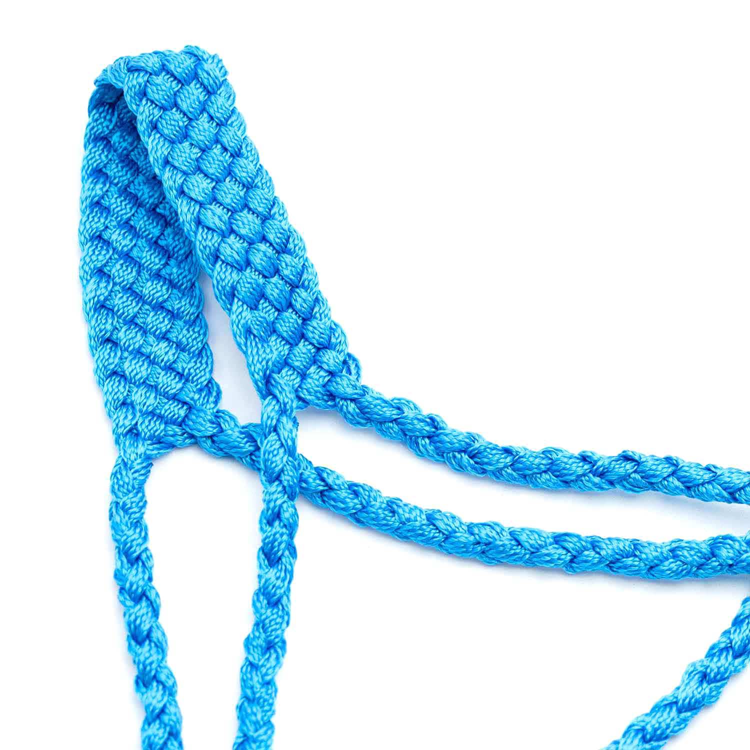 Jeffers Braided Mule Tape Halter with 10' Lead for Horses - Image 19