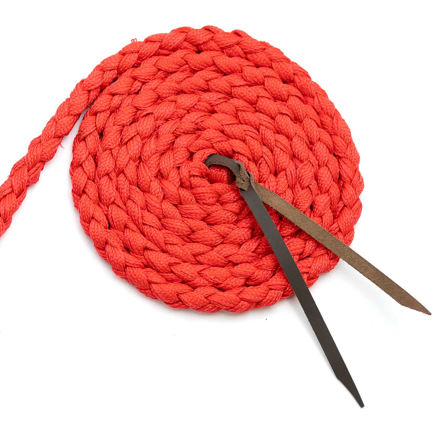 Jeffers Braided Mule Tape Halter with 10' Lead for Horses - Image 22