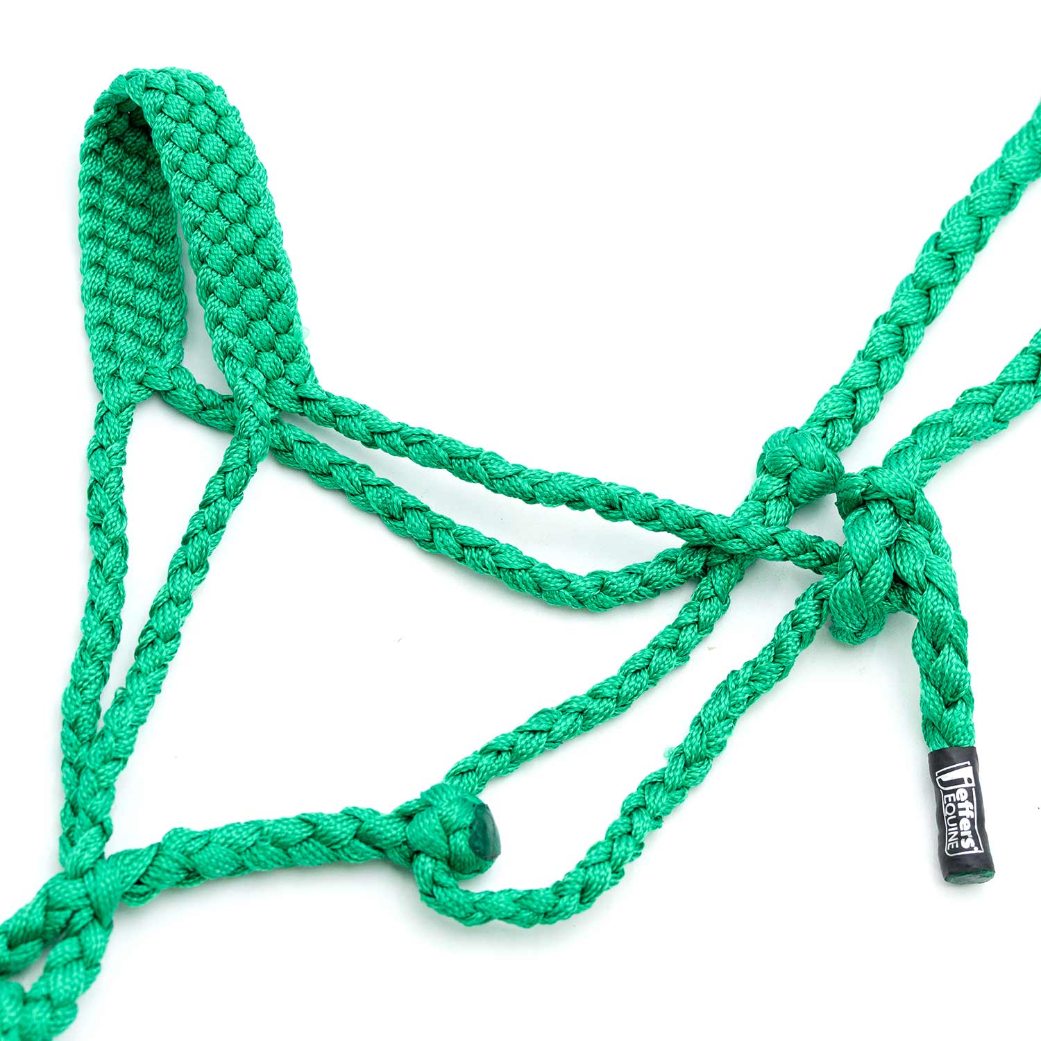 Jeffers Braided Mule Tape Halter with 10' Lead for Horses - Image 25