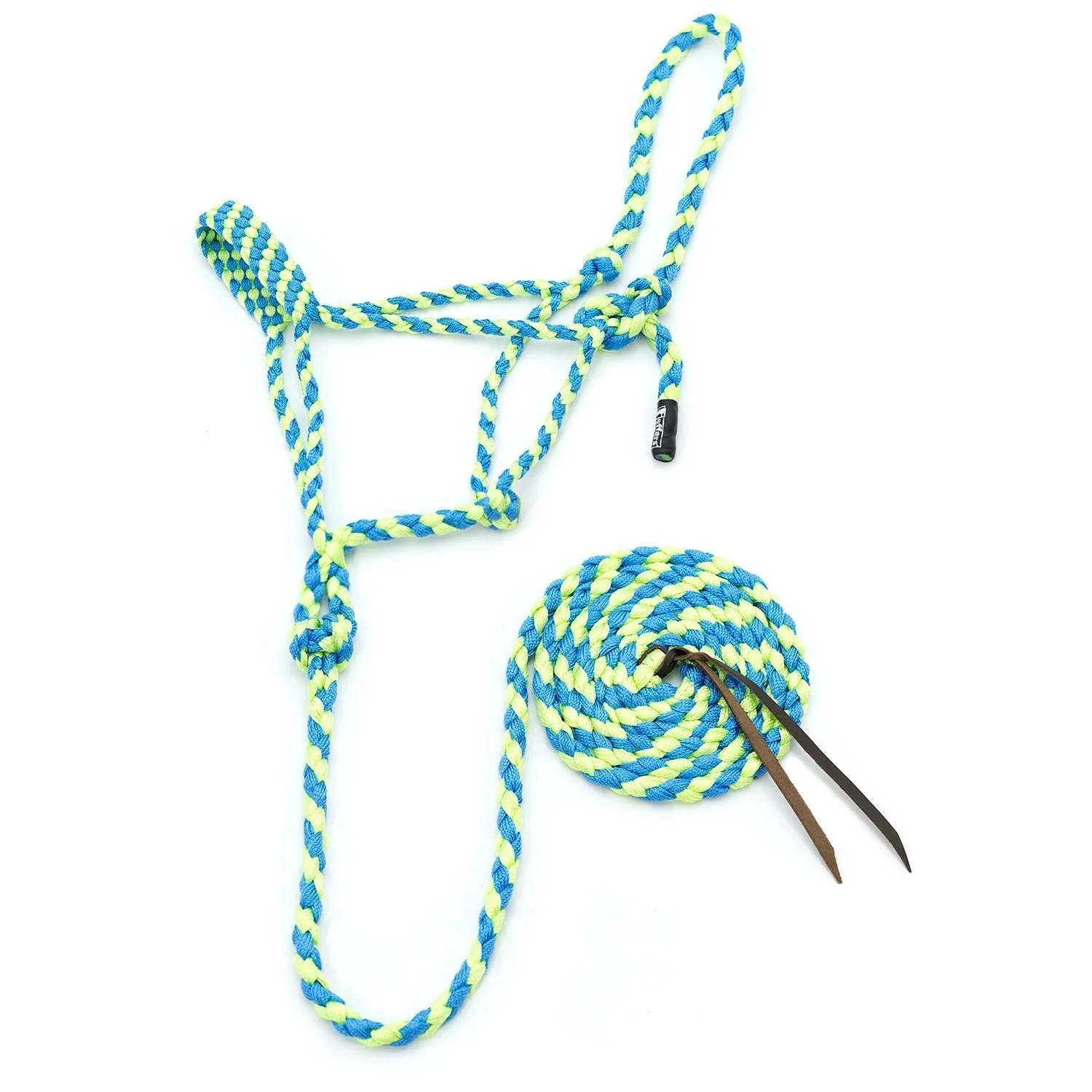 Jeffers Braided Mule Tape Halter with 10' Lead for Horses - Image 42