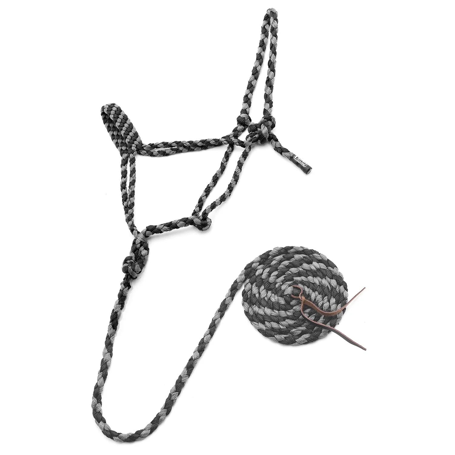 Jeffers Braided Mule Tape Halter with 10' Lead for Horses - Image 53
