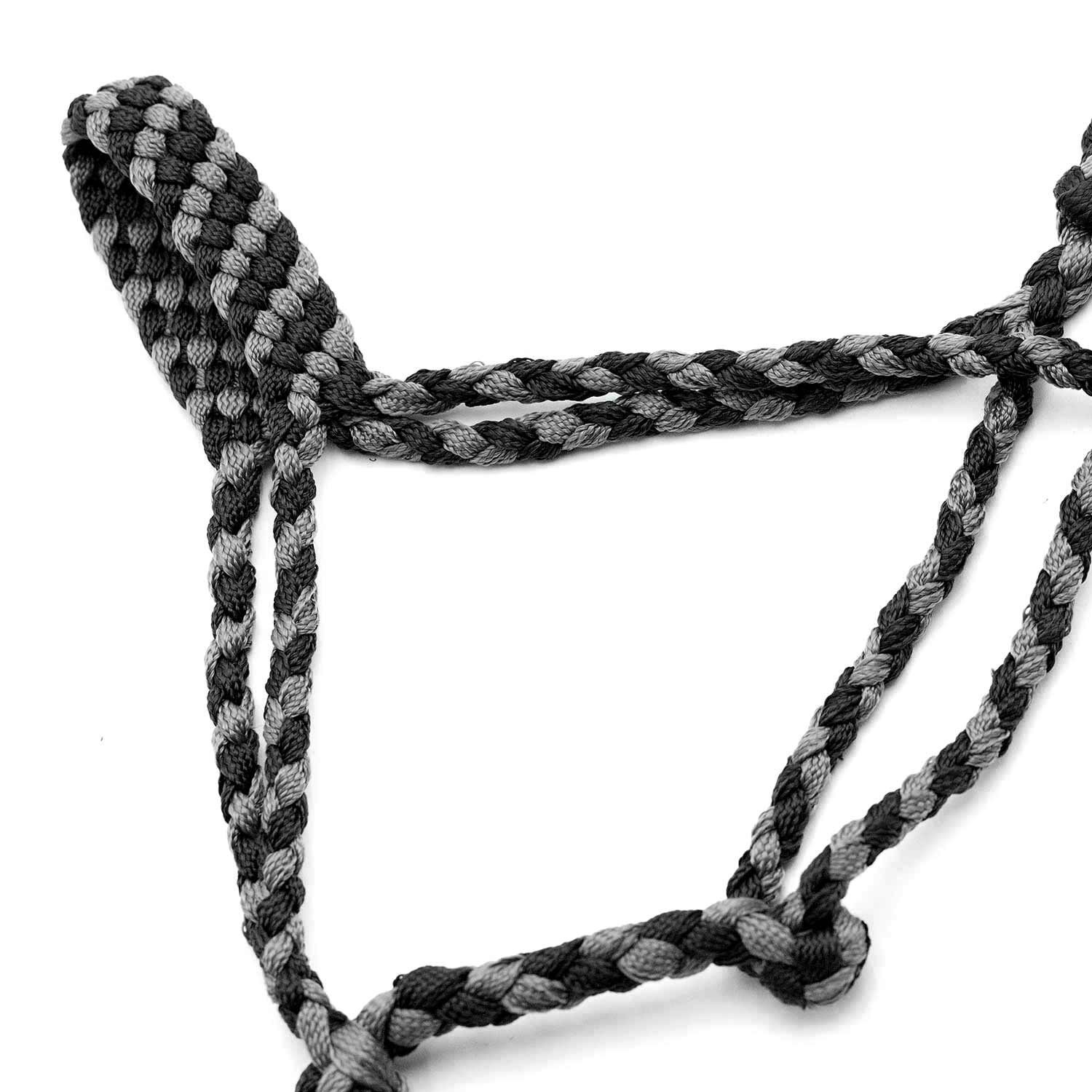 Jeffers Braided Mule Tape Halter with 10' Lead for Horses - Image 54