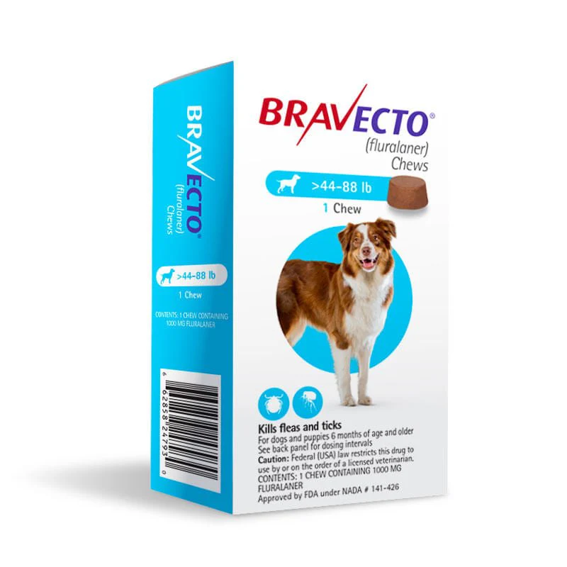 Rx Bravecto Chews for Dogs (Fluralaner) - 12 Week Flea & Tick Prevention, 1 Chew - Image 19