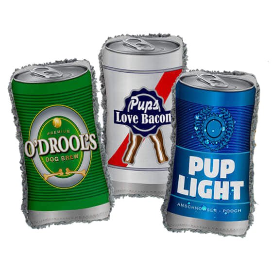 BrewGear Assorted Beverage Dog Toys