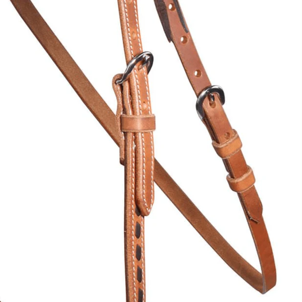 Professional's Choice Buckstitch Harness Leather Browband Headstall - Image 3
