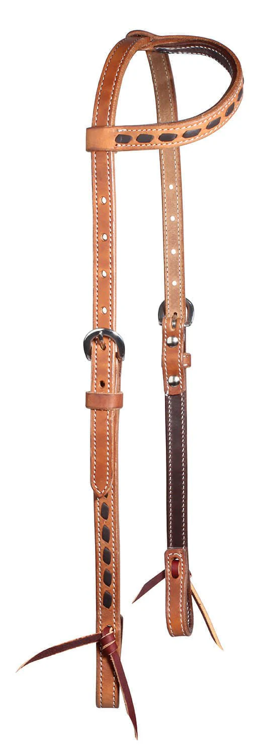 Professional's Choice Buckstitch Harness Leather One Ear Headstall
